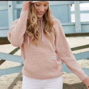BLANKET Blend drawstring fleece hoodie size M